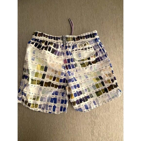 Europan Saint Tropez Men's Swim Shorts Size 27 Waist Blue -  Great Condition - Picture 2 of 4